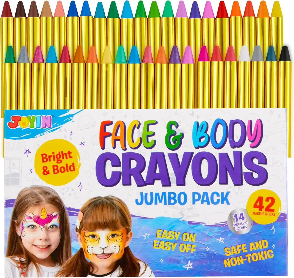 Joyfy Face And Body Paint Crayons Kit