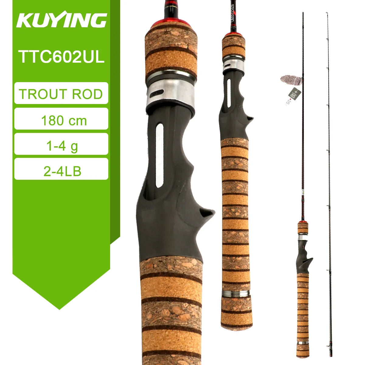 Kuying Teton Spinning Casting Rod 0.8-8g 1-8lb