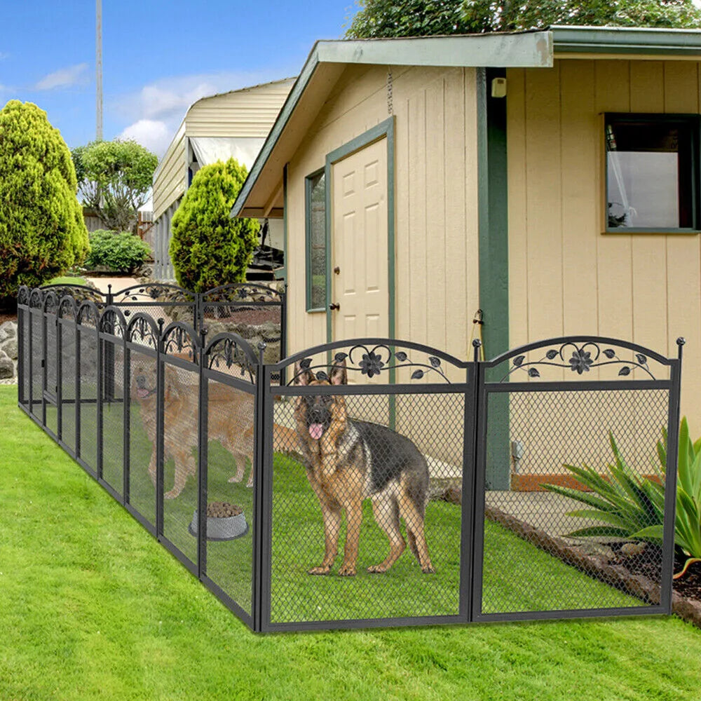Borwart Heavy Duty Dog Playpen 8 Panel Exercise Enclosure
