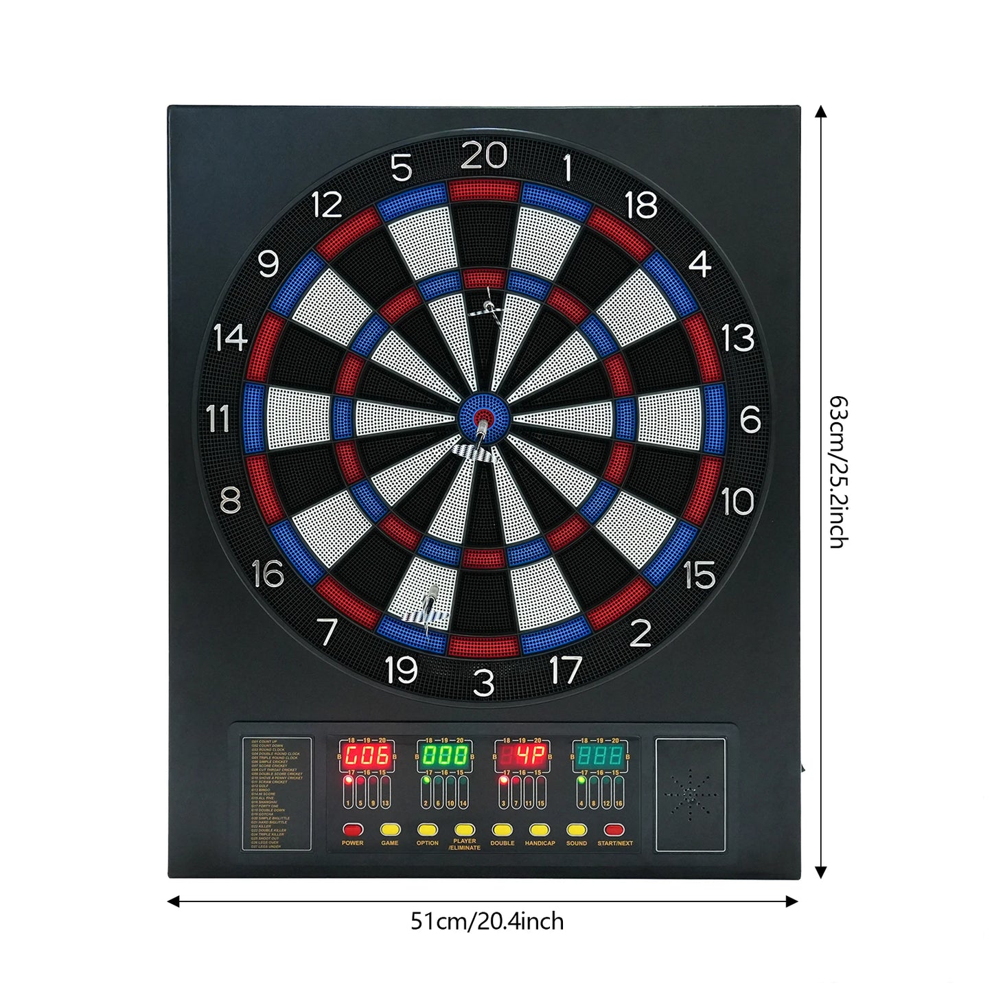 Electronic Dart Board Game Set With Automatic Scoring