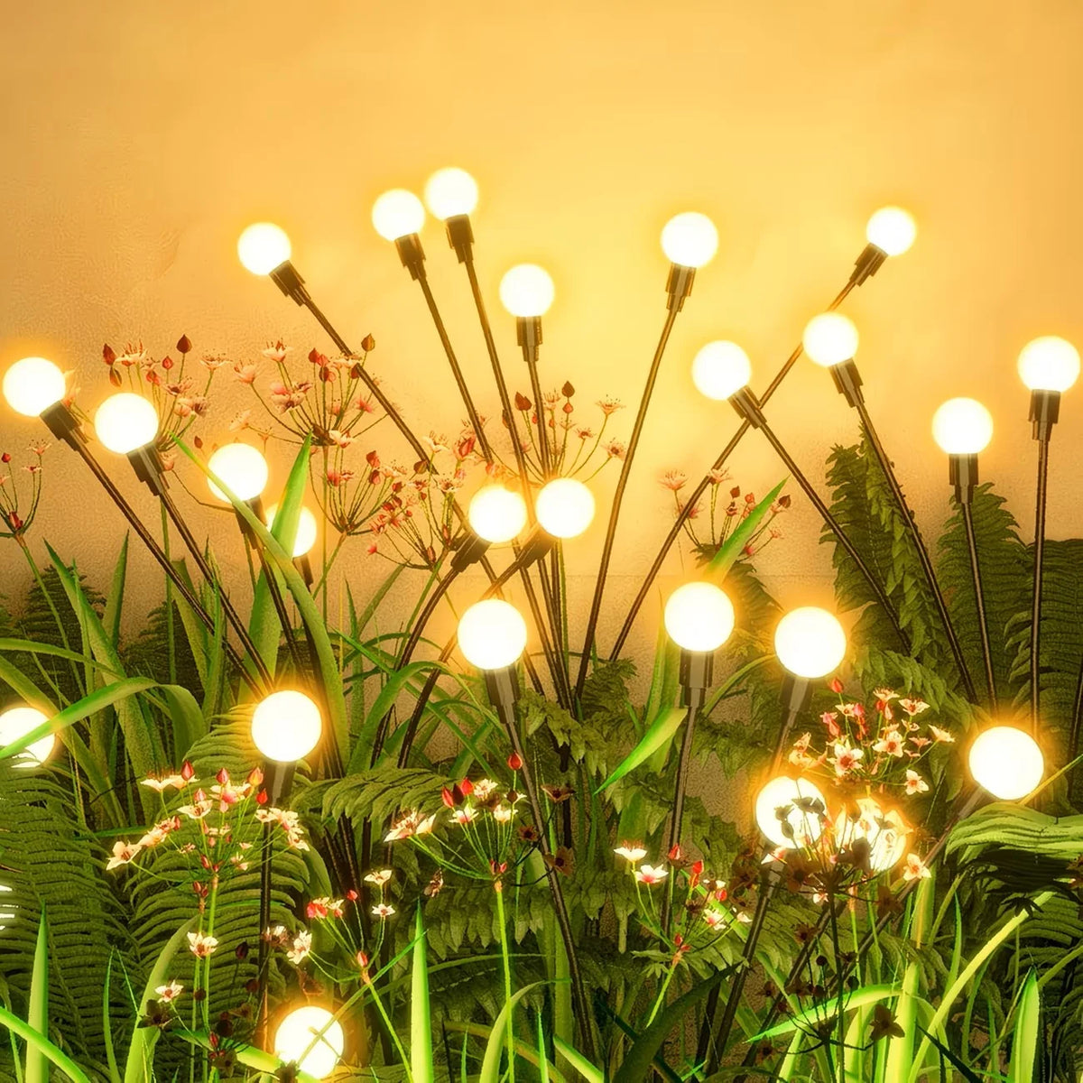 Waterproof Solar Firefly Garden Lights Outdoor Decor