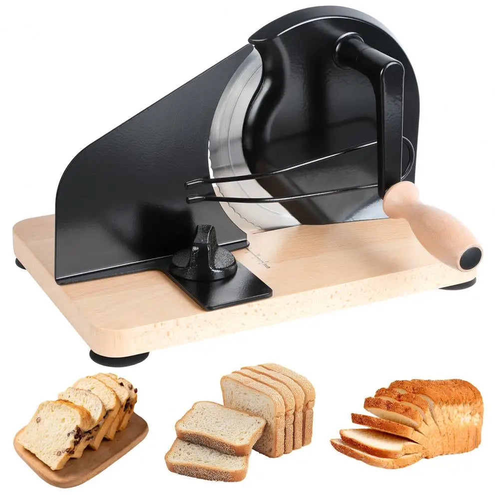 Manual Bread Slicer With Steel Fence And Scale Line