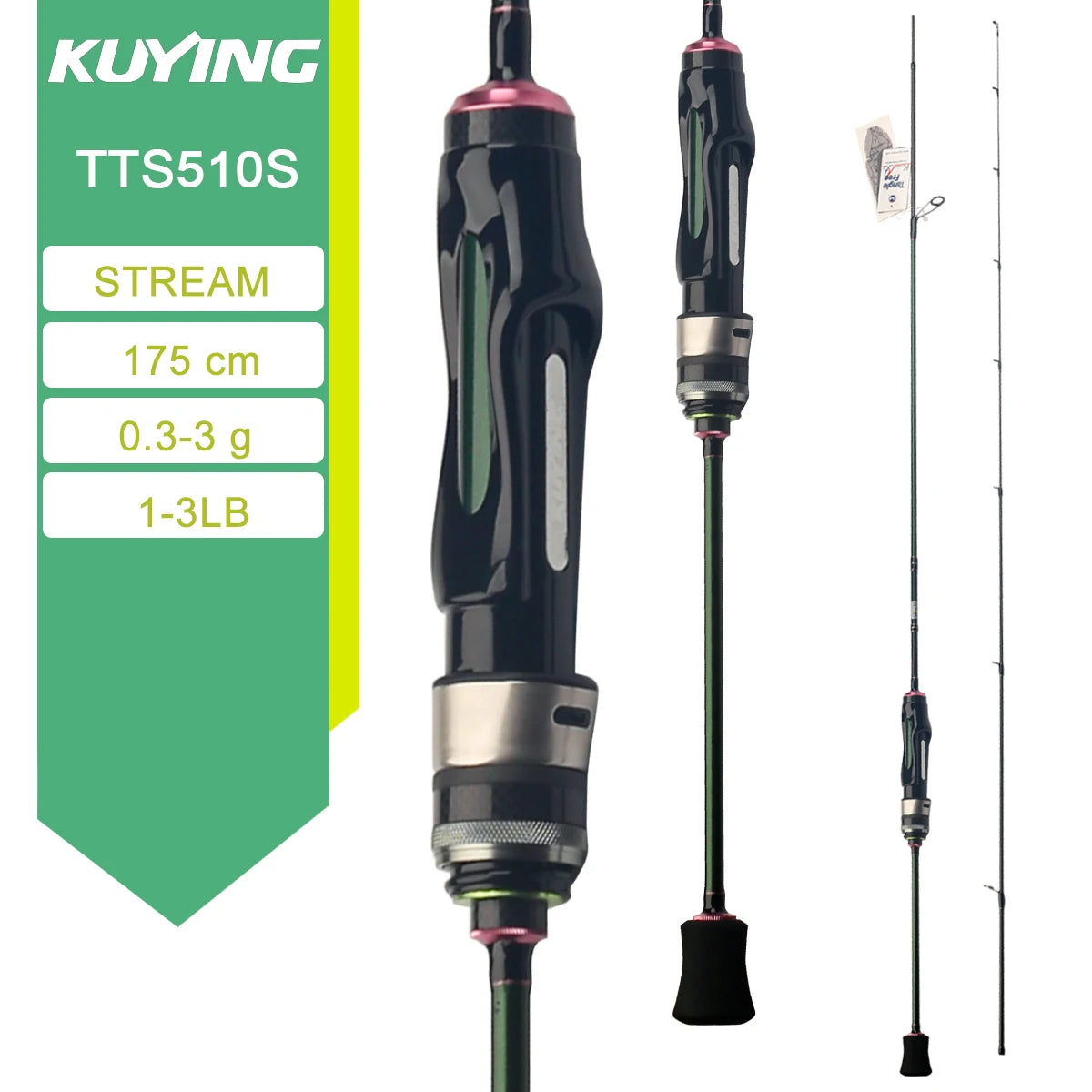 Kuying Teton Spinning Casting Rod 0.8-8g 1-8lb
