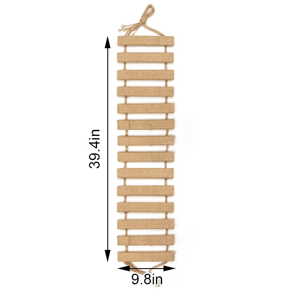 Cat Bridge Ladder for Cage Sisal Rope Wood Cat Furniture