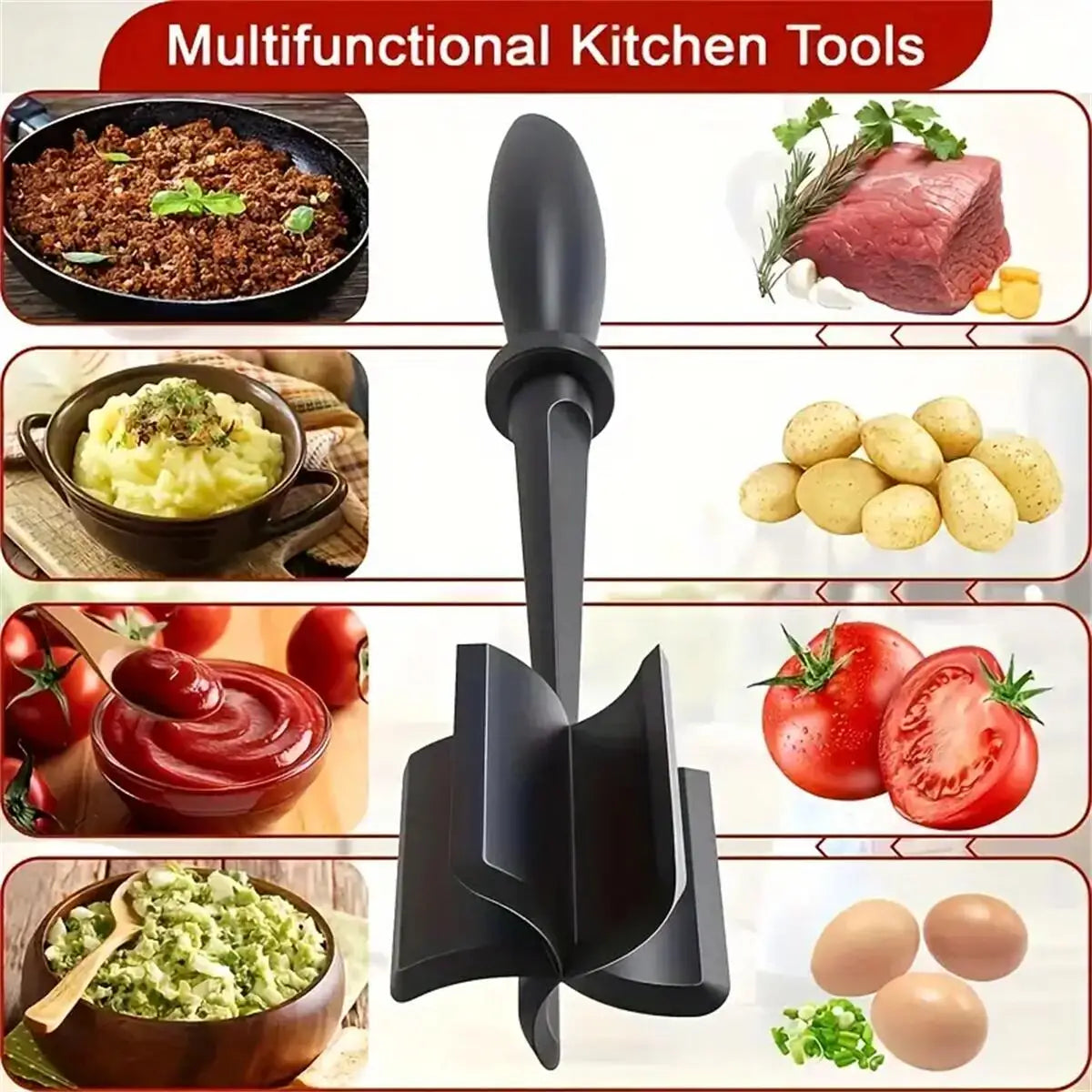 Heat Resistant Meat Chopper Shredder Tool