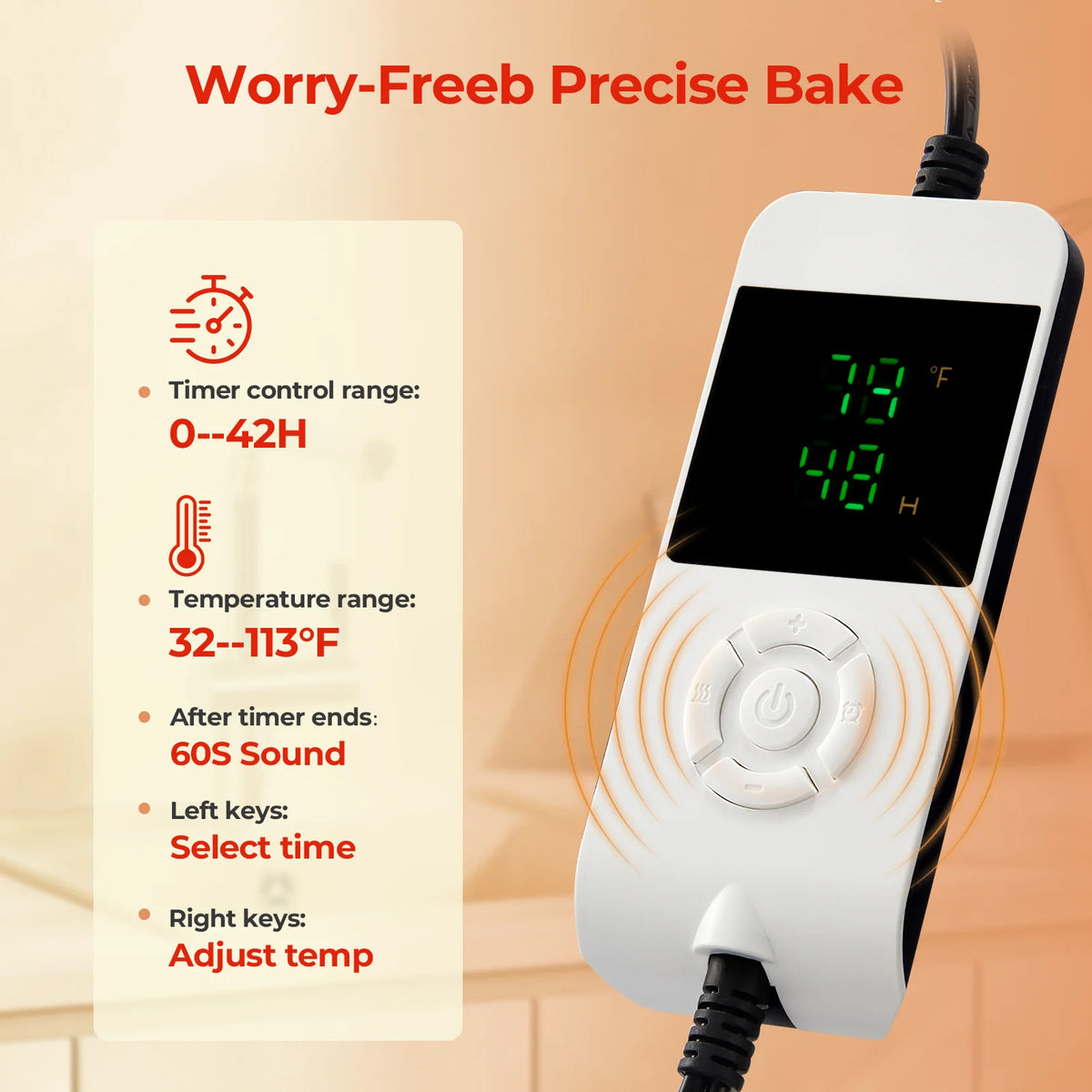 Folding Bread Proofing Box With Temp Timer Control