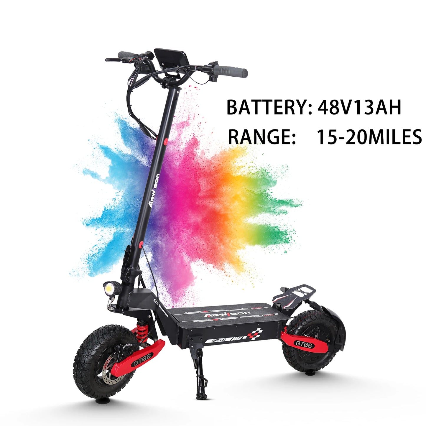 Arwibon 1200W Foldable Electric Scooter