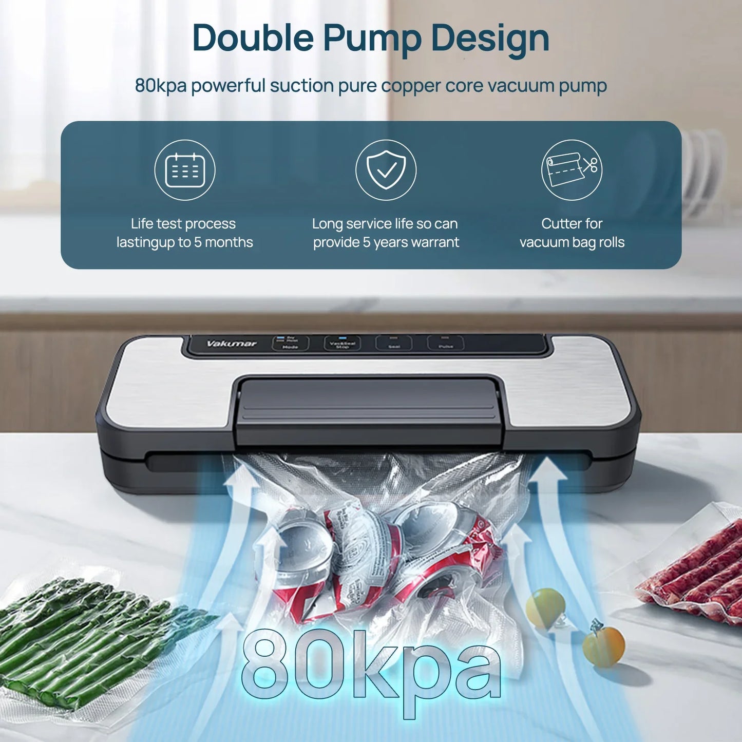 Vakumar Automatic Vacuum Sealer Machine