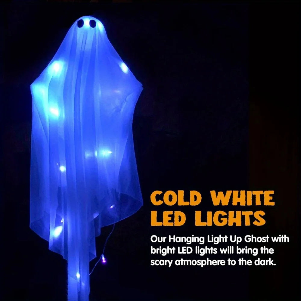 Joyfy Halloween Hanging Ghost Light With Blue LED