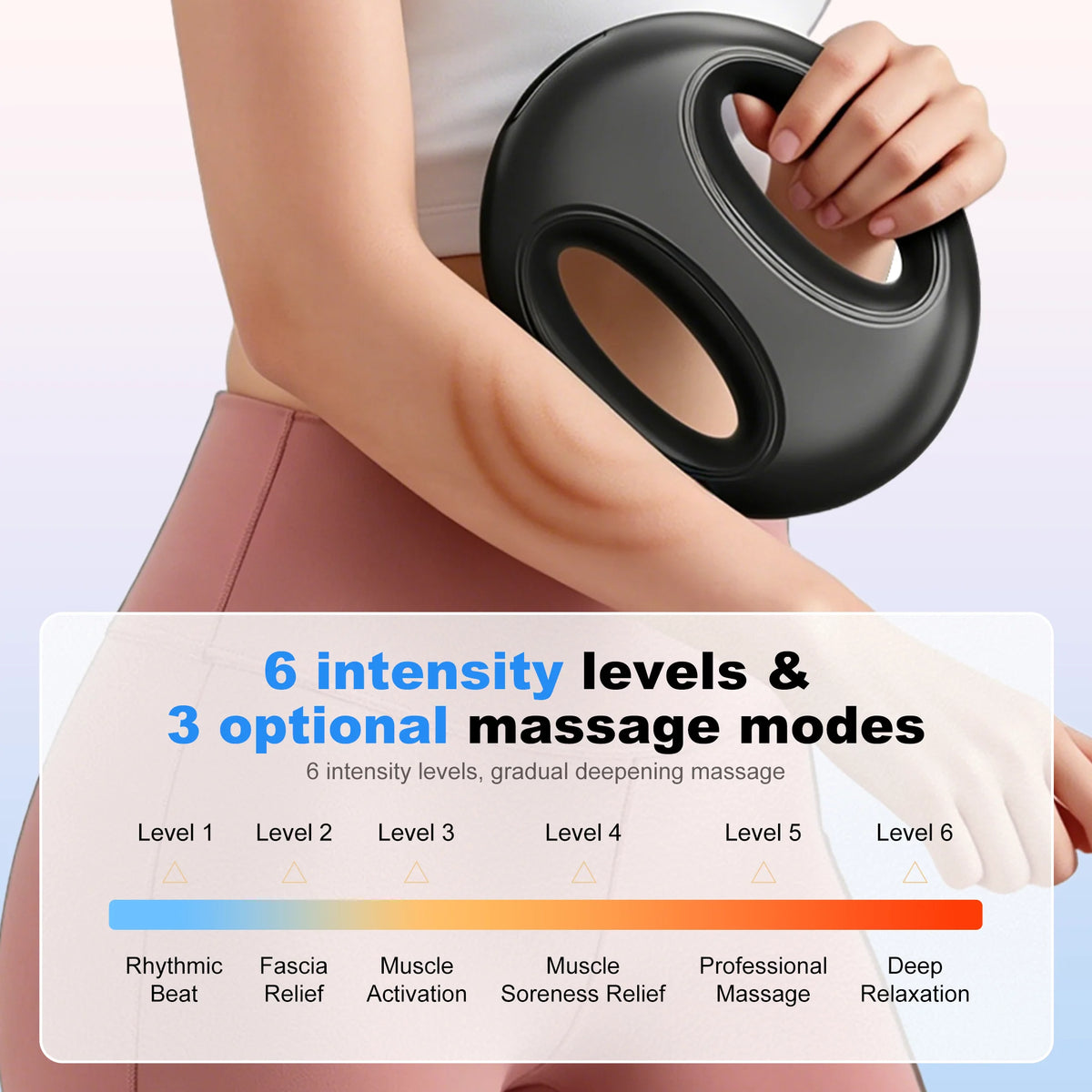 Leercon Fascia Ring Massager For Deep Tissue Relief