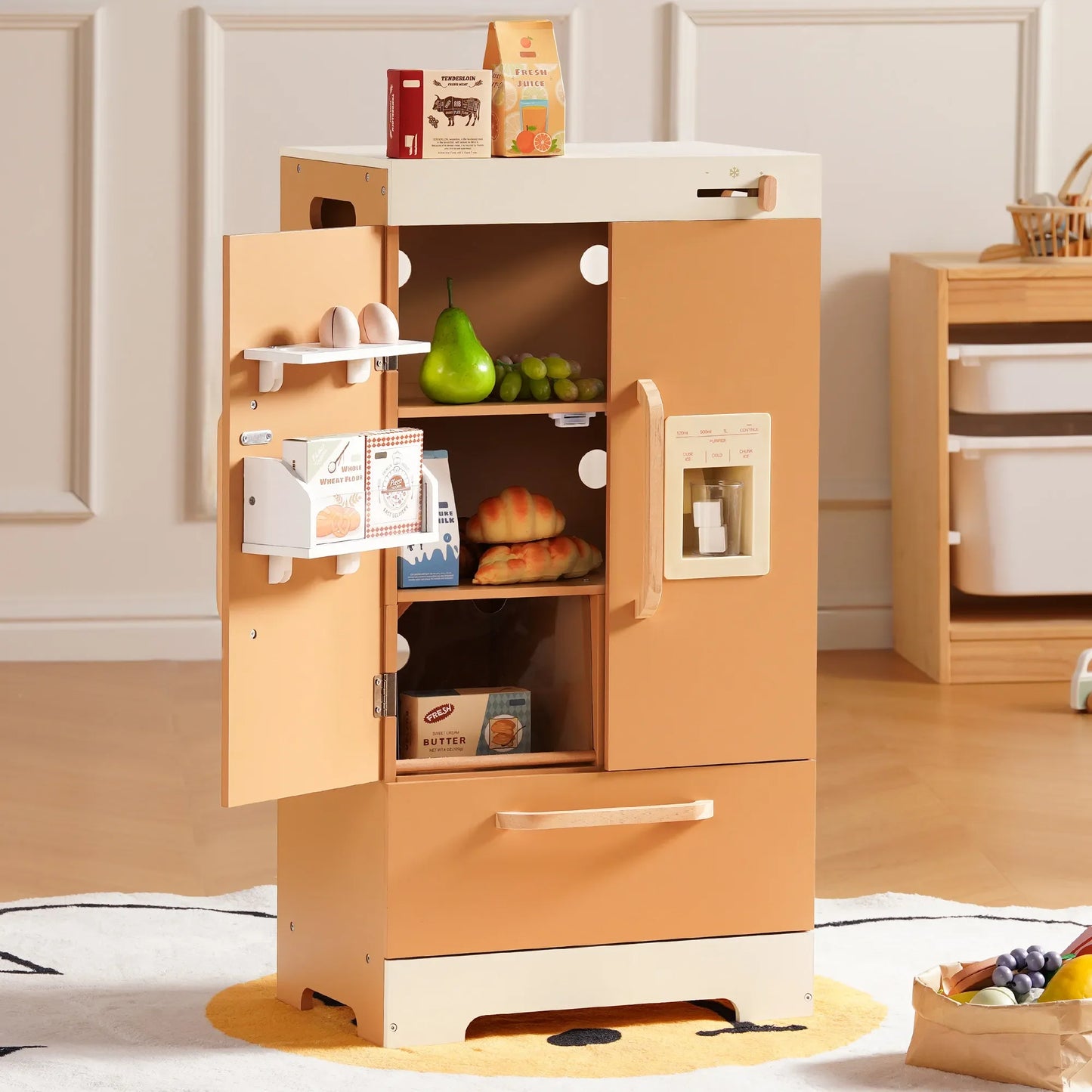 Robotime Wooden Play Kitchen With Appliances