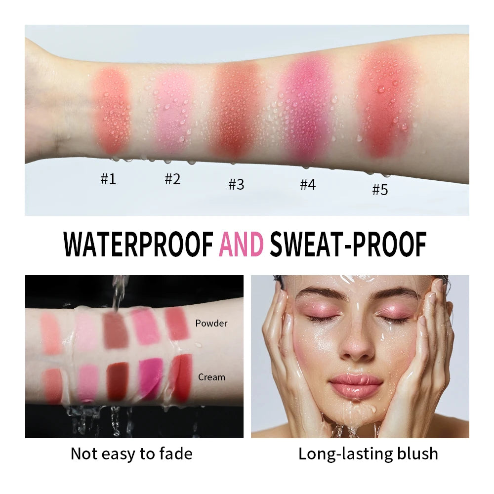 Ibcccndc Lakerain Cream Blush 2In1 Long Lasting Pink