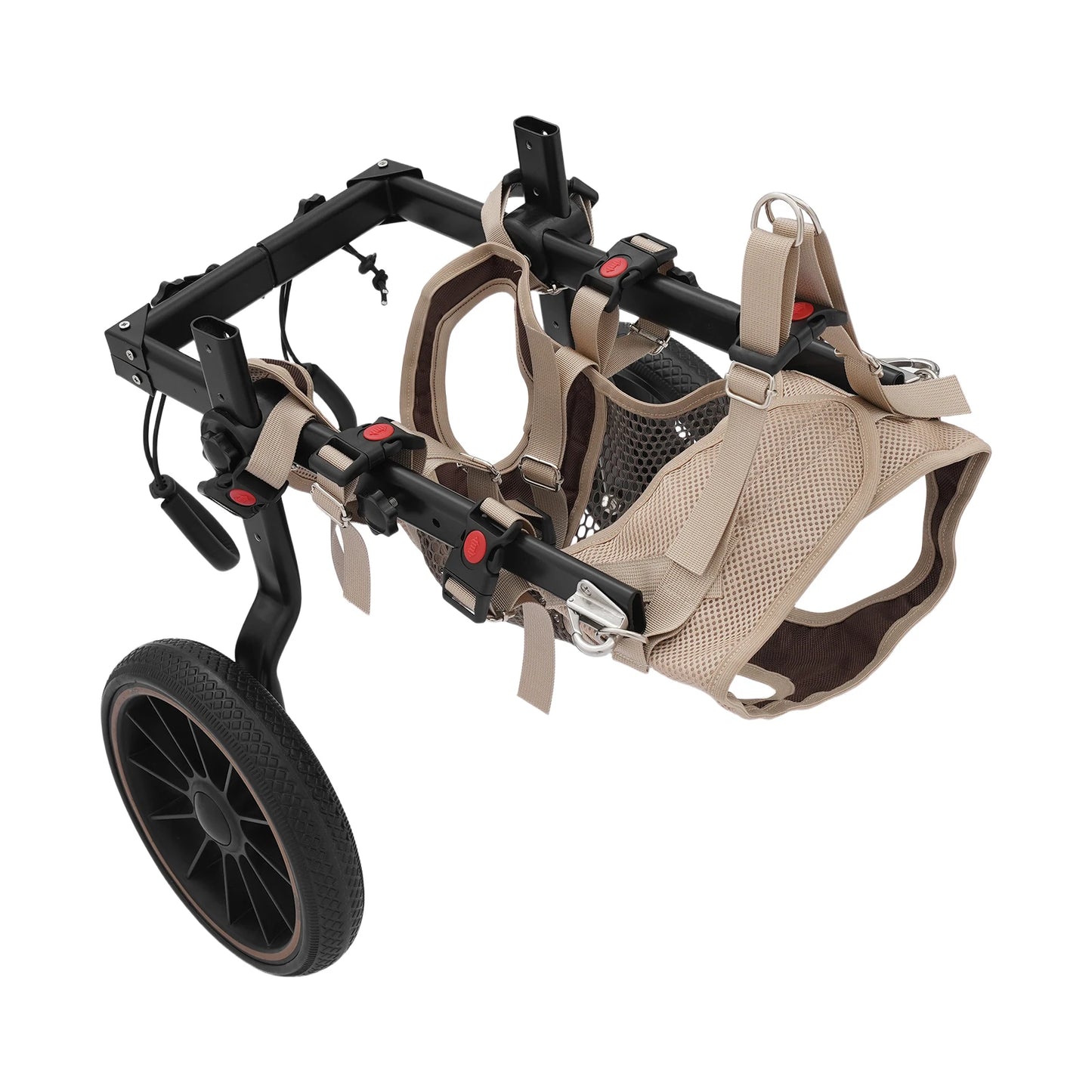 Bymaocar Adjustable Aluminum Dog Wheelchair Hind Leg Support