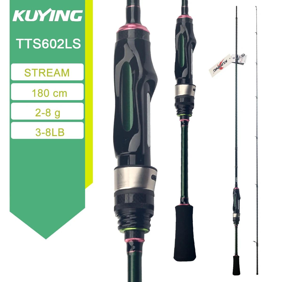 Kuying Teton Spinning Casting Rod 0.8-8g 1-8lb