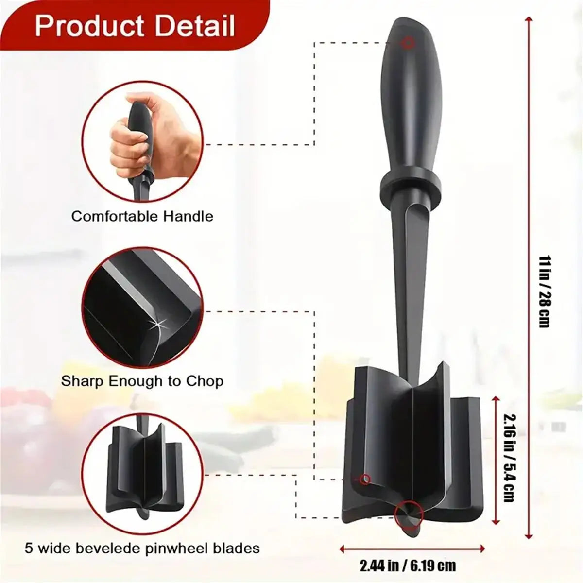 Heat Resistant Meat Chopper Shredder Tool
