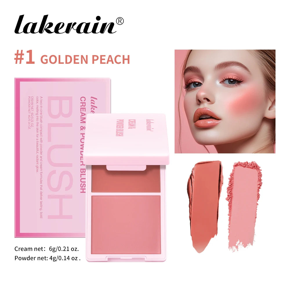 Ibcccndc Lakerain Cream Blush 2In1 Long Lasting Pink