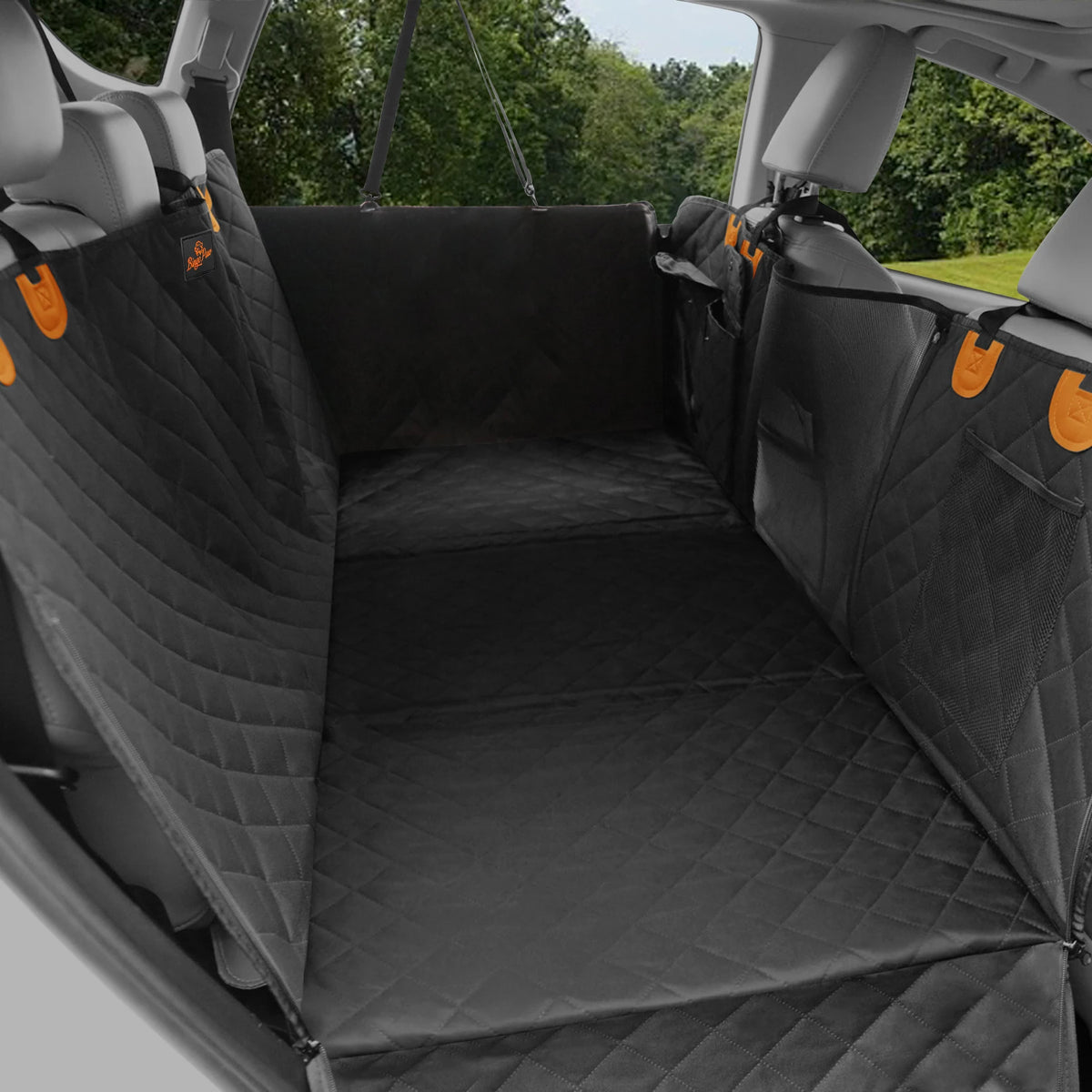 BORWART Waterproof Dog Car Seat Cover Hammock Extender