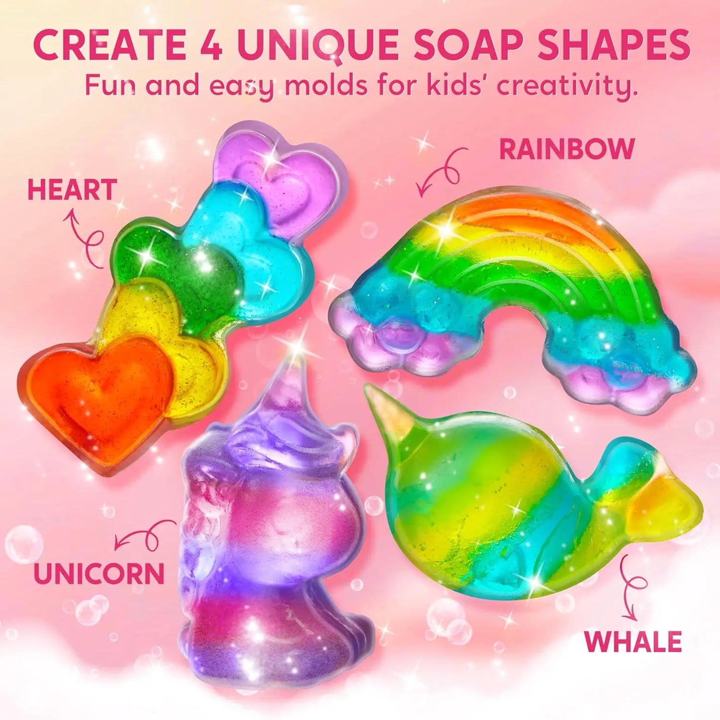 Joyfy Unicorn Soap Making Kit For Kids Craft Activity