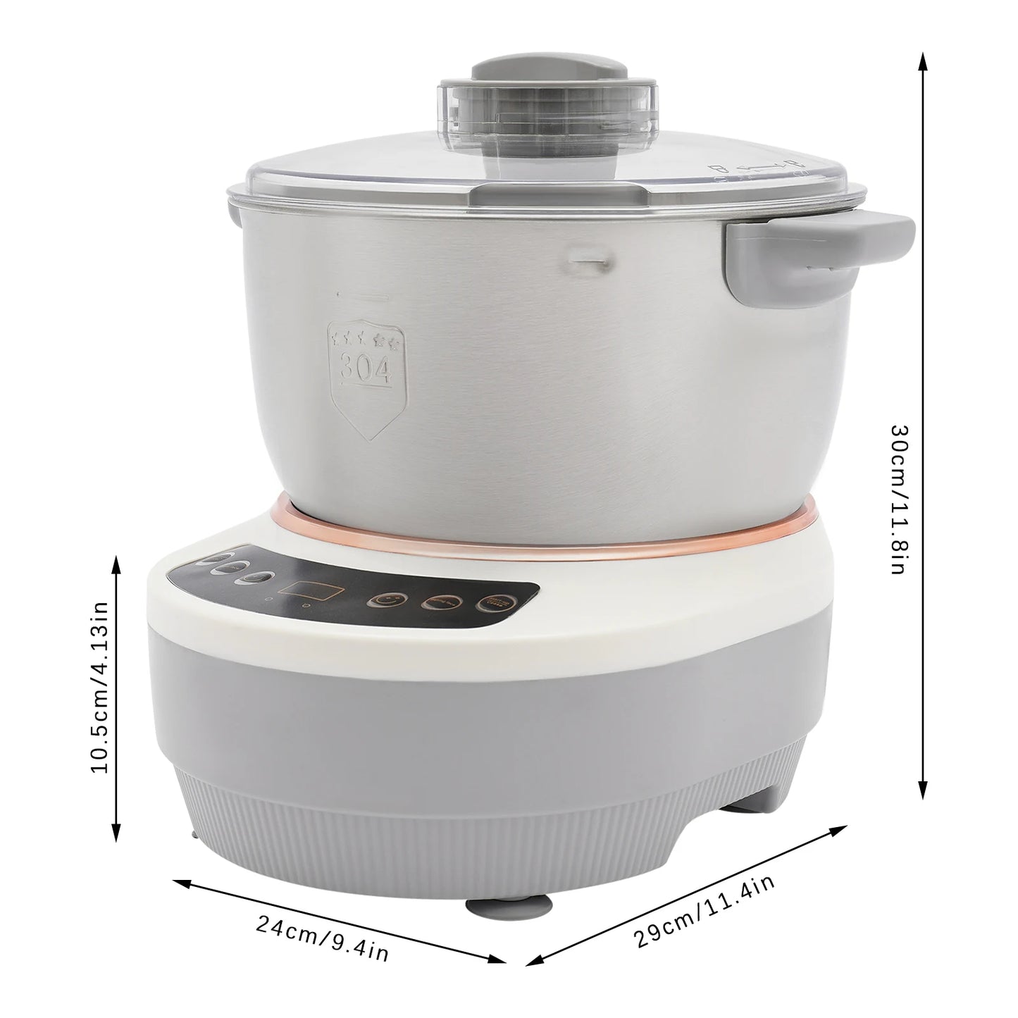 5L Stainless Steel Electric Dough Maker